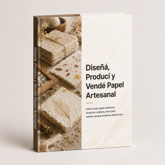 Diseñá, Producí y Vendé Papel Artesanal